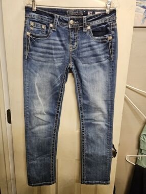 Miss me signature crop jeans women's size 28
